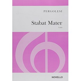 STABAT MATER - VOCAL SCORE SOPRANO ALTO SOLOS SA CHORUS PIANO LATIN (Latin Edition)