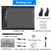 Graphics Drawing Tablet,10x6 inch Digital Writing Tablet with 8192 Levels