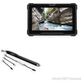 BoxWave Stylus Pen Compatible with Dell Latitude 7220 Rugged Extreme - EverTouch Capacitive Stylus, Fiber Tip Capacitive Stylus Pen for Dell Latitude 7220 Rugged Extreme - Jet Black
