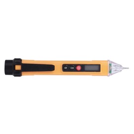 Digital NonContact Current Voltage Detector, Test Pen Voltage Detector Test Pen Measuring Instrument AC121000V (Yellow + Black)