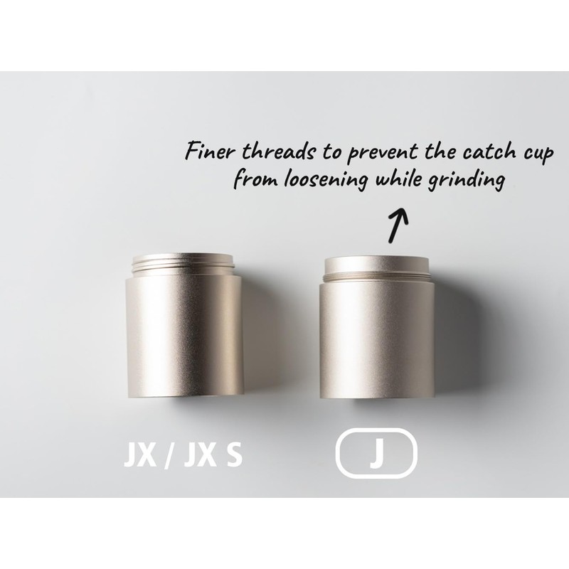 1Zpresso J Manual Coffee Grinder Silver Capacity 35g with Assembly