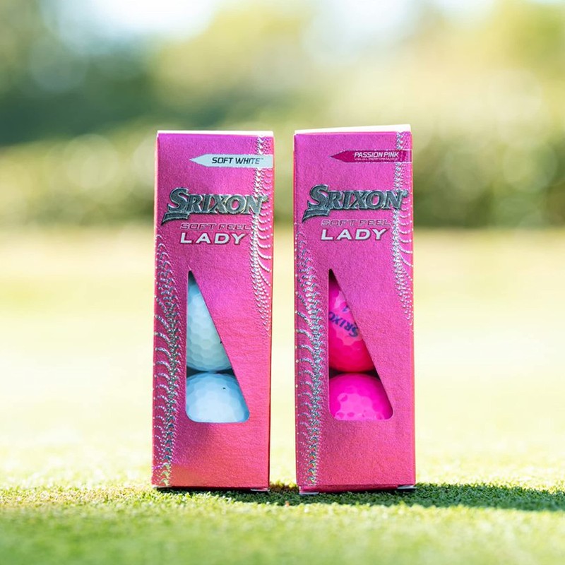Srixon Soft Feel Lady8 - Golfbälle mit geringer Kompression -