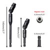 2pcs Pivot Drill Bit Holder Set, 1/4" Magnetic Hex Pivoting