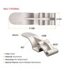 Mytee Products Quick Release 3" Aluminum Upright Tarp Stop -