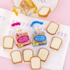 Toast Bread Eraser Stationery Bread Shape Pencil Eraser Sketching Tools