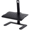Safco Products 2129BL Adjustable Footrest, Black