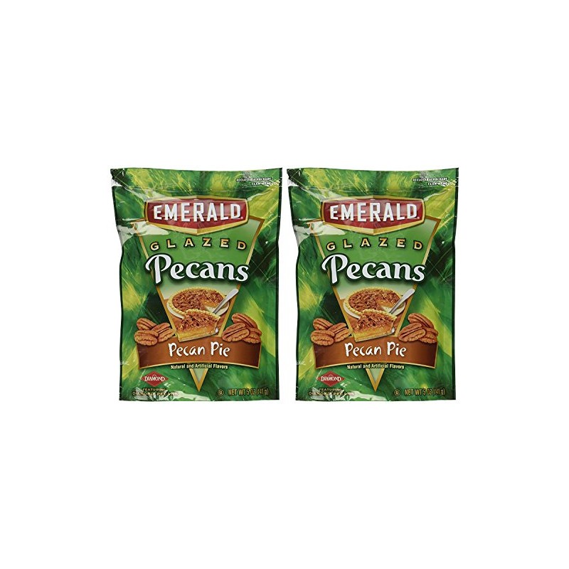 Emerald Glazed Pecans Non GMO Verified (Pack of 2)