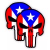 Unbranded/Generic Puerto Rico Hard Hat Stickers | Motorcycle Helmet Decals