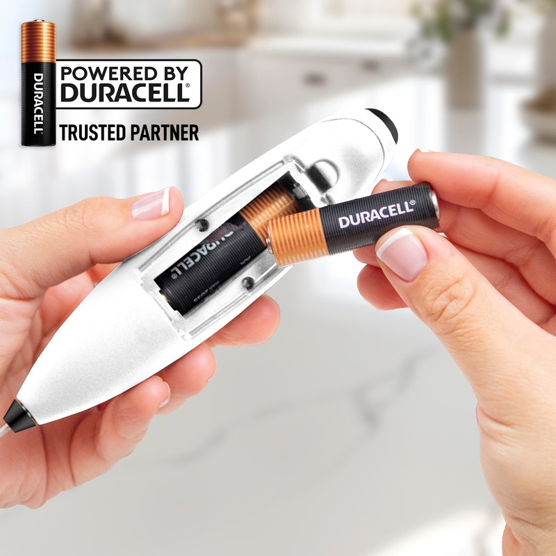 Zulay Powerful Milk Frother (4 Duracell Batteries Included) - Handheld