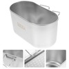 UPKOCH Stainless Steel Sink Corner Strainer Basket, Multifunctional Food Catcher,