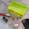 WJCD WJCD Clear Purses For Women Acrylic Clear Clutch Bag