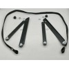 Carex Folding Hinge Bar Hardware. Rollator Parts. For Carex Steel