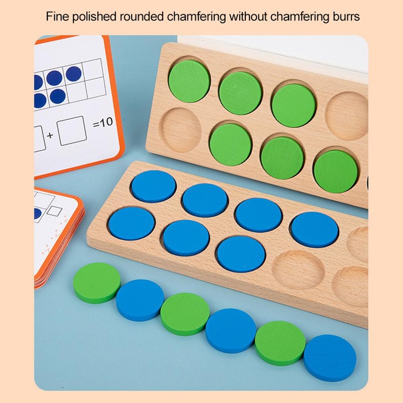 Ten Frame Set Math Manipulative Early Learning Math Counters Home