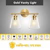 Hamilyeah Bathroom Vanity Light Fixtures Over Mirror, 2 Light Wall