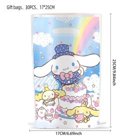 DRENGE 30pcs Children Birthday Party Gift Bags Candy Bags Goody Bags Children Birthday Party Supplies Decorations (8)