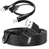 Long USB 2.0 Extension Cable 30FT with Power,Long USB2.0 A