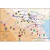 24"x36" Gallery Poster, Operation Desert Storm map