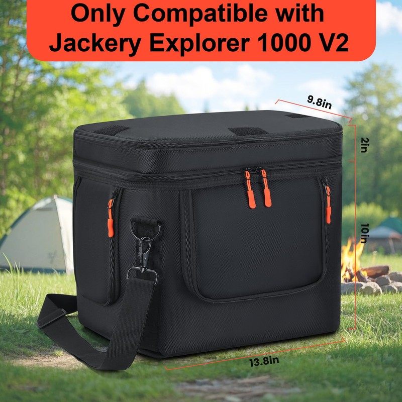 Portable Carrying Bag Compatible with Jackery Explorer 1000 V2, Soft