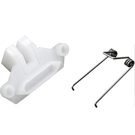 ELAIRUA for BabylissPRO 870 Hair Clipper Replacement Parts – Oscillating Tension Spring & White Cam Follower – Compatible with 870U, 8700, 8701, 8702 Trimmer Models (1 Spring + 1 Follower)