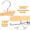 Tank Top Hanger with Premium Wood, 20 Large Capacity, Space