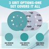 WORKPRO 5 Inch Orbital Sander Interface Pads and Sanding Discs,