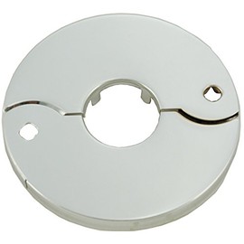 Chrome Plated Floor and Ceiling Split Flange Fits 1 1/4-Inch Iron Pipe, Opening Diameter 1 5/8 inch - By PlumbUSA