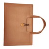 PU Leather Computer Bag Thin Lightweight Handheld Laptop Tote Bag