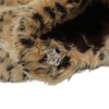 Pet Leopard Print Cloak Cute Retro Stylish Puppy Plush Jacket