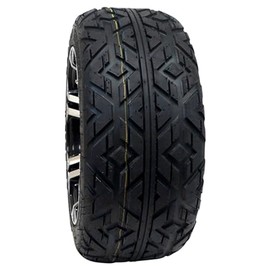 Red Hawk TIR-367 Tire Black, 18" height, VX 215/35-12, Heavy Duty Rubber Tire, 4 Ply Golf Carts