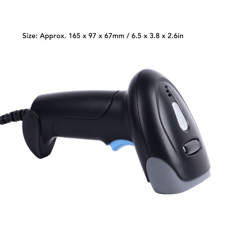 2D Barcode Scanner Fast Scanning High Accuracy Wired Lightweight for