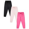 BTween Girls 3 Pack Velour Joggers