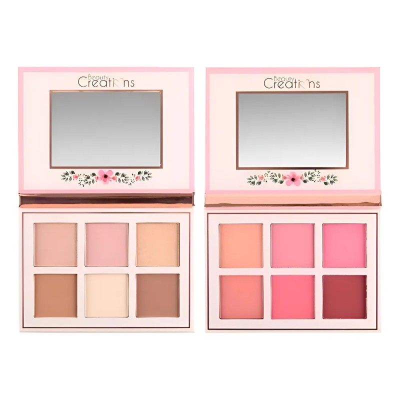 Rubor Contorno E Iluminador Floral Bloom Beauty Creations Rubor Y