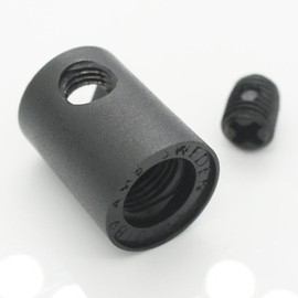 Strain Relief M10 x 1 Black for Thick Cables Plastic Cable Strain Relief Diameter 22 x 16 mm