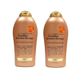 Ogx Conditioner Brazilian Keratin Therapy 19.5 Ounce (576ml) (2 Pack)