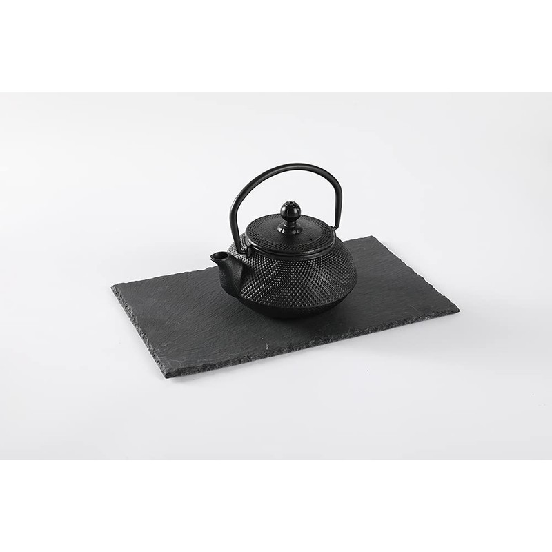 HAWOK Cast Iron Teapot with Stainless Steel Infuser (600ml/20oz)