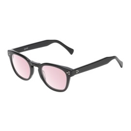 Reptile Chelidae Pink Tint FL-41 Reading Glasses +0.75 Black Unisex Blue Light Sensitivity Migraine Glasses FL41 Photophobia