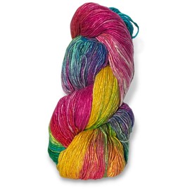 Regal Mulberry Silk Yarn - Worsted Weight - Single Ply Yarn - Solid & Multi Colors (Unicorn)
