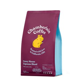 Chamberlain Coffee Fancy Mouse Espresso Blend - Extra Bold, Dark Roast, Organic Coffee, Whole Bean, 12oz