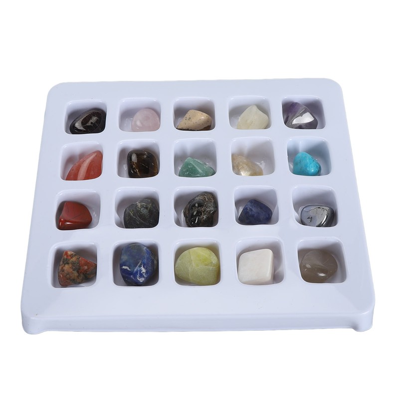 20pcs Rock Stone Colletction Kit for Boys Girls Exquisite Science