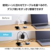 Elecom ACDC-PD113100BK Charger, 100 W, 3 Ports, USB-C x 3,