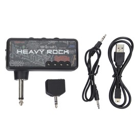 Portable Rechargeable Electric Guitar Plug Mute Headphone Amplifier Accessories
