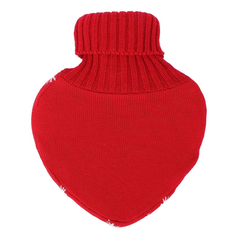 Hot Water Bottle Rubber Leakproof Relieve Pain Cute Knit Cover