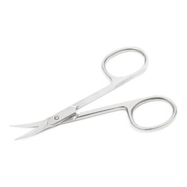 Tijera Curva Corta Uñas Punta Fina Curtis by Gaero Shop | Acero Inoxidable | Ideal para Manicure