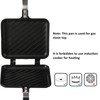 ZOOFOX Sandwich Maker, Grilled Sandwich and Panini Maker Pan with
