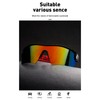 wonderflower Cycling Sunglasses Polarized Sunglasses for Cycling Men Women (White