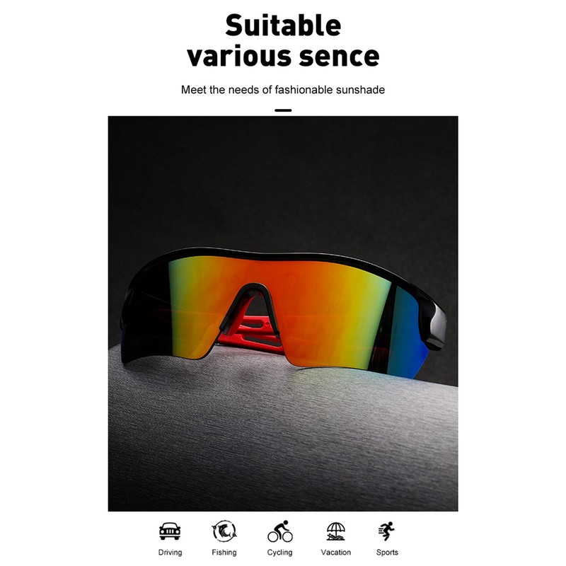 wonderflower Cycling Sunglasses Polarized Sunglasses for Cycling Men Women (White