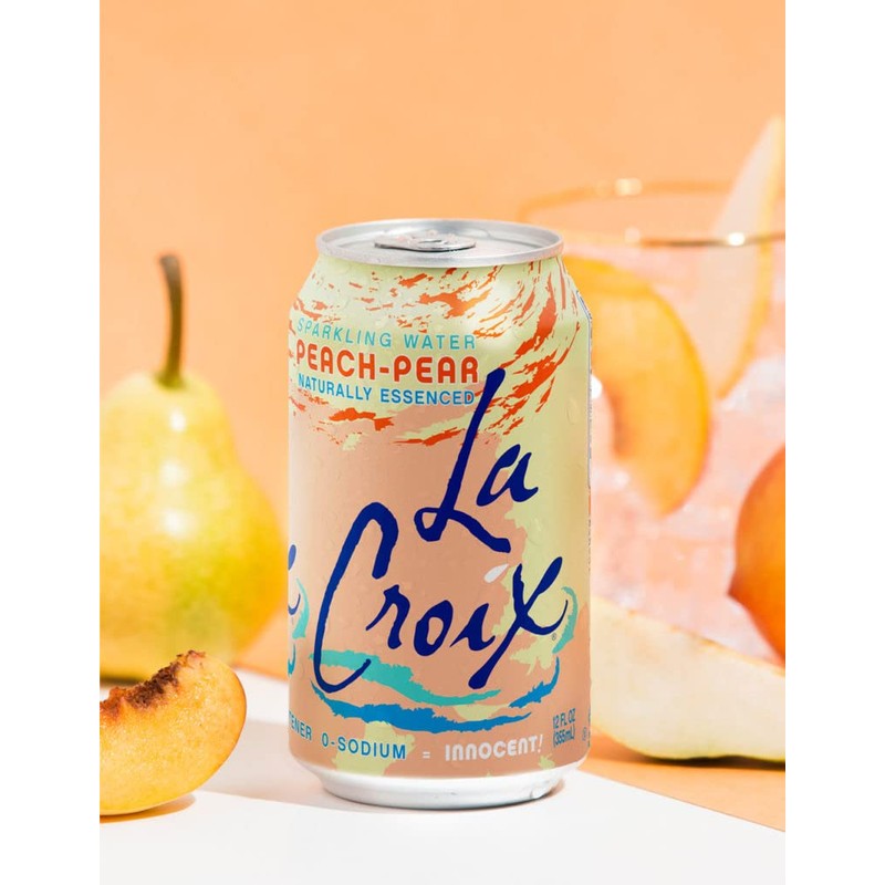 La Croix Sparkling Water, Peach-Pear, 12 Fl Oz (pack of