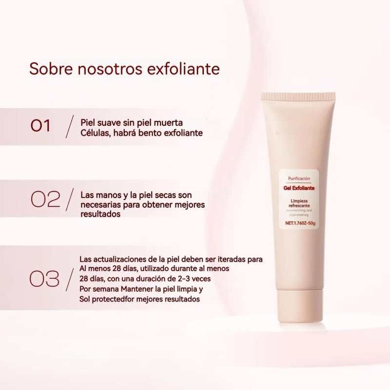 Gel Exfoliante Purificador , 2 Unidades, 100 G