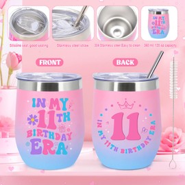 MOTONG 11 Year Old Girl Gifts, Happy Birthday Gift for 11 Year Old Girls Gifts Present for 11 Year Old Girl Socks Pearl Necklace Bracelet for Teen Girls Daughter Niece Sisters Classmates