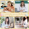 Harloon 6 Pack Composition Notebooks Wide Ruled Bulk Cute Pink